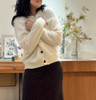   红莲 羊绒拉绒纽扣女开衫 JHL-22877「Ic*cle之*禾同款」 商品缩略图4