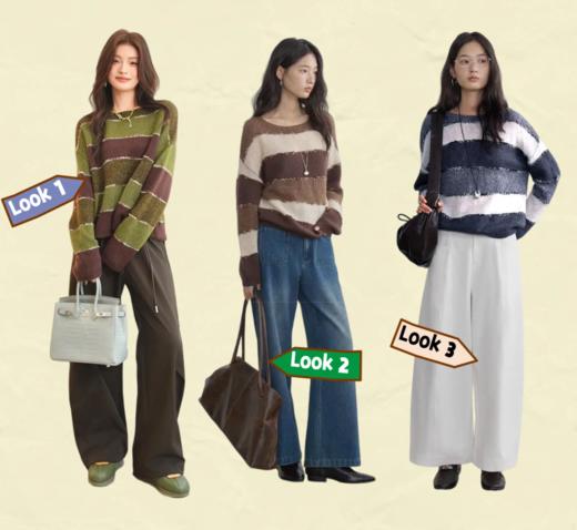 抹茶可可棕毛衣 | 显白、更高级，承包你整个秋冬的 “慵懒高级感”【3-5天发货，周末顺延】 商品图1