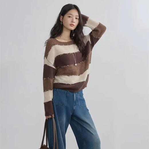 抹茶可可棕毛衣 | 显白、更高级，承包你整个秋冬的 “慵懒高级感”【3-5天发货，周末顺延】 商品图3