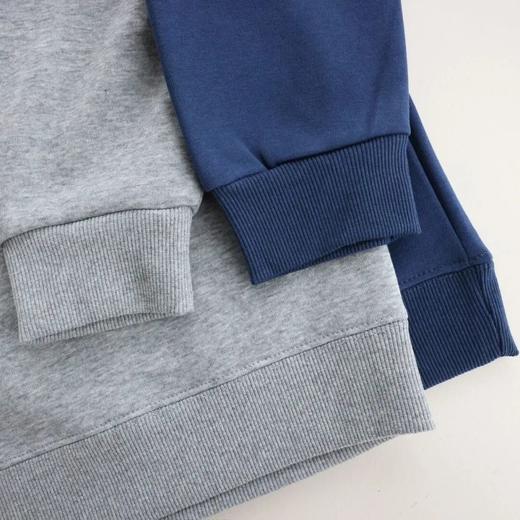 【2件减10元】伊泺杉虎头刺绣加绒圆领卫衣 |「虎头刺绣」，拿捏时髦慵懒感，男女同款，尺码一样【4-8天发货】 商品图4