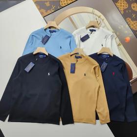 拉夫家情侣款经典标刺绣T恤纯棉打底衫