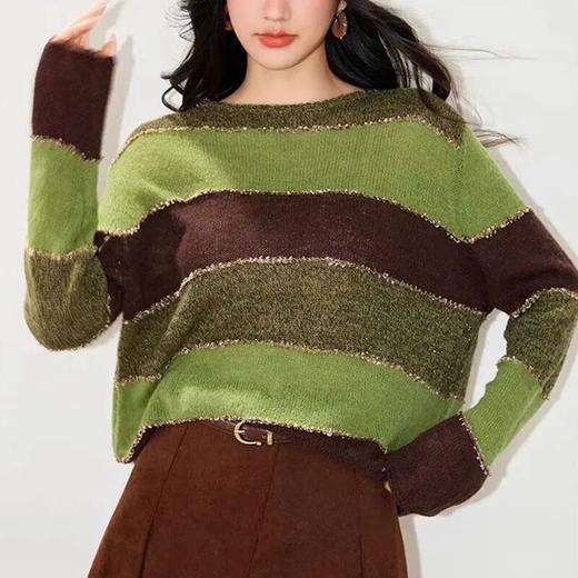 抹茶可可棕毛衣 | 显白、更高级，承包你整个秋冬的 “慵懒高级感”【3-5天发货，周末顺延】 商品图0