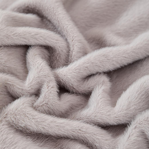 多喜爱 高克重锦绒保暖四件套 暖冬季节（灰/米）【450克暖绒】【平均升温7.8度】【抑菌防螨】【立体绣花】【双面绒感】 厚实温暖 柔软亲肤 商品图6