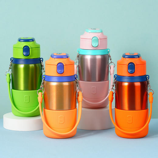 儒乐运动保温杯丨316L不锈钢内胆+304不锈钢外壳、保温保冷、密封防漏、一健开盖、两种容量选择 商品图9