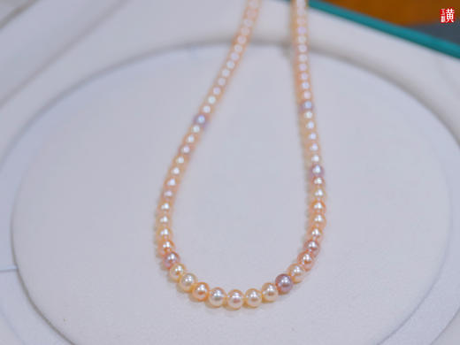 [ 炫彩 ] 小珍珠项链（混彩） 珠径：5~6mm 商品图2