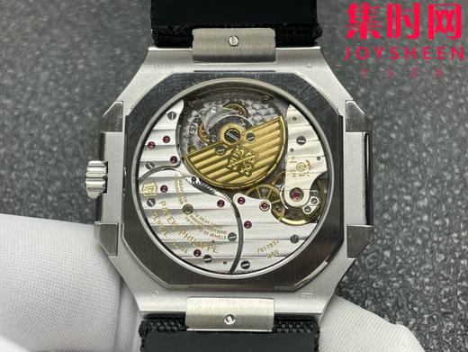 百达翡丽重磅推出新款 CUBITUS系列5822P-001 P1方形鹦鹉螺 男士腕表 瞬跳大日历窗，星期及月相显示功能 商品图7