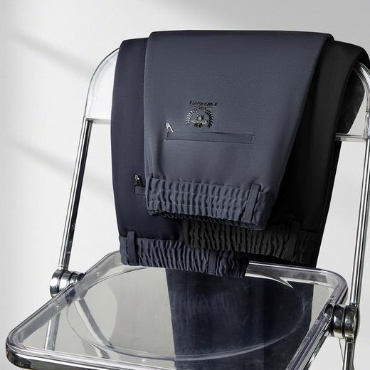 【特大码】【DM】大依优型大码男装松紧腰弹力休闲裤直筒运动裤百搭长裤300斤 商品图3