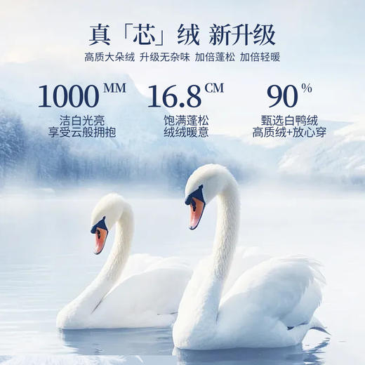 【10/29新品】熙世界云朵空气感奶黄色羽绒服女冬装白鸭绒保暖小个子连帽短外套 商品图2