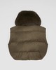 Yves Salomon - VEST MADE WITH LORO PIANA FLANNEL FABRIC/FOX - EARTH - 女装 - 背心 - 咖褐色 商品缩略图1