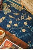 独角鹿西洋古董 1890年代中国晚清时期出品「百鸟朝凤」主题大型羊毛地毯 商品缩略图5