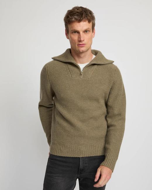Yves Salomon - PULLOVER KNITWEAR - CARDAMONE - 男装 - 针织衫 - 豆蔻绿 商品图2