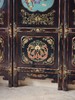 【已售】独角鹿西洋古董20世纪中国出品黑漆木装饰手绘描金嵌清供博古图主题掐丝珐琅六曲屏风 商品缩略图8