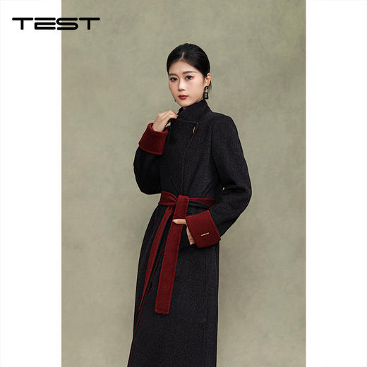冬上新撞色高级感显瘦气质双面呢2254055 商品图1
