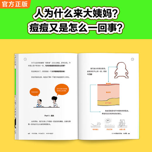 【9岁+】读客半小时漫画青春期全4册（天津优秀科普作品 混子哥新作） 商品图3