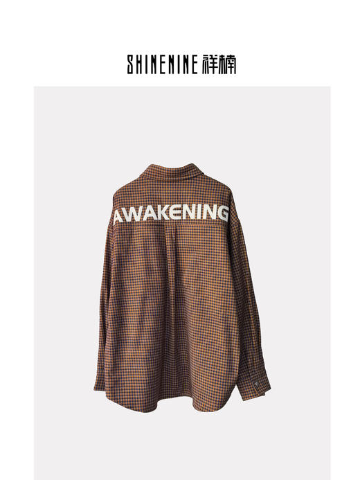 419625243格纹字母衬衫外套 商品图1