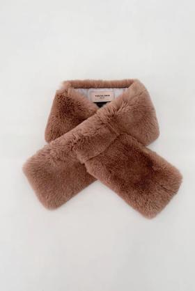 Yves Salomon - SCARF REX RABBIT - MADELEINE - 配件 - 围脖 - 玛德琳棕
