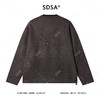 SDSA男士秋冬新款痞帅男装韩版撞色拼接圆领卫衣下摆松紧设计百搭 商品缩略图5