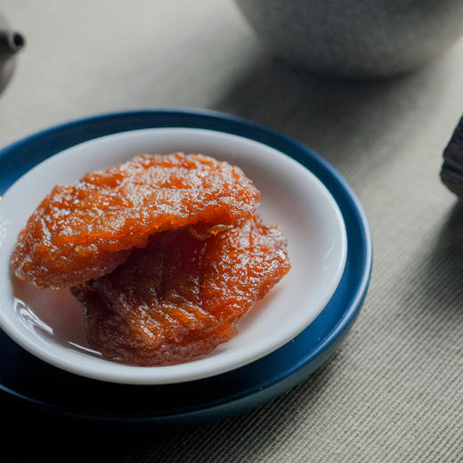 秋月梨干 | 大片果脯罐装香甜有嚼劲香甜可口果香有韧性。五天低温慢烘烤莱阳秋月梨水果干。可泡水干吃休闲零食。七谷早cecoza 商品图3