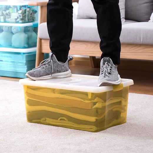 【茶花】精致收纳箱7.5L透明小巧 商品图6