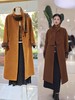 585822时尚圆领配围巾长大衣外套 商品缩略图3