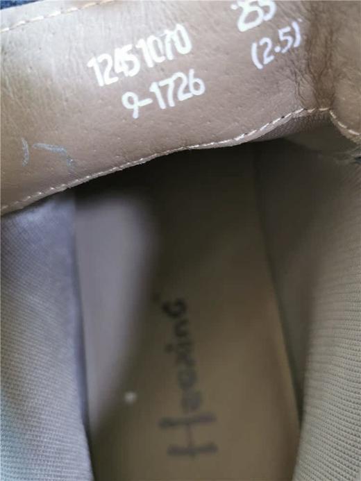 豪行冬季新款正品真皮马丁靴休闲舒适高帮系带男单靴12451070 商品图5