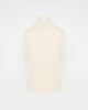 Yves Salomon - VEST MERINOS KNITWEAR/MINK - IVOIRE - 女装 - 背心 - 象牙白 商品缩略图1