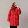 笛莎Deesha 童装女童羽绒服2025冬新款温暖连帽长款羽绒服 商品缩略图1