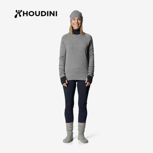 HOUDINI胡丁尼 Desoli Thermal 迪索丽 II代 热能女秋冬保暖羊毛长袖T恤 840077 商品图1