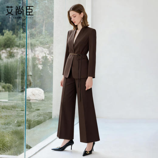 艾尚臣高端西装套装女收腰高级感西服职业装职场通勤穿搭正装秋冬 商品图2