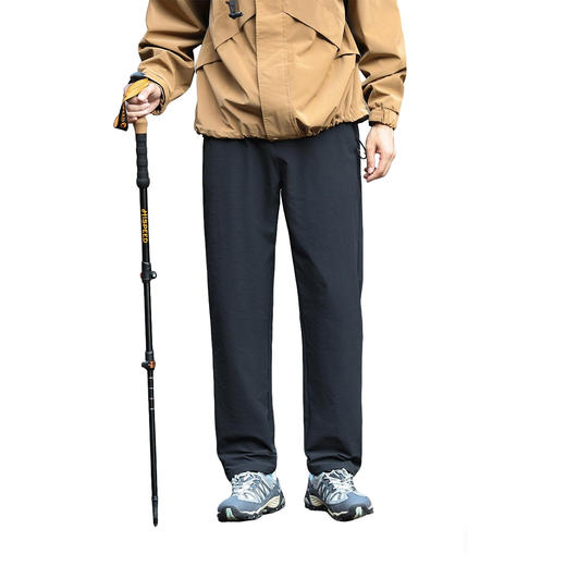 【户外风格】罗蒙秋冬休闲裤男士四面弹户外易打理休闲裤拉链口袋设计时尚长裤 商品图8