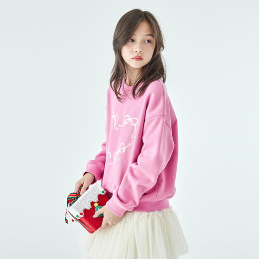 棵初圆领印花卫衣885K258079MJ 商品图2