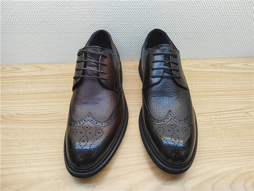 豪行秋冬新款12366526真皮牛皮商务休闲男鞋单鞋皮鞋 商品图1