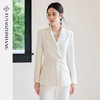 FUYAO扶摇 【知性风】新中式高级感白西装外套女国风盘扣西服正装 商品缩略图3