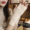 德绒手套自发热双面德绒半指薄款 商品缩略图0