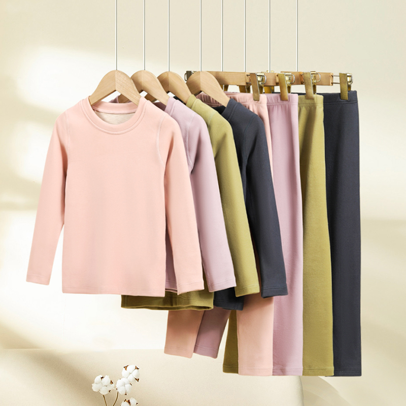 【南瓜拿铁】COO ENERGY“热卖爆款”儿童秋冬轻暖系列山羊绒保暖套装