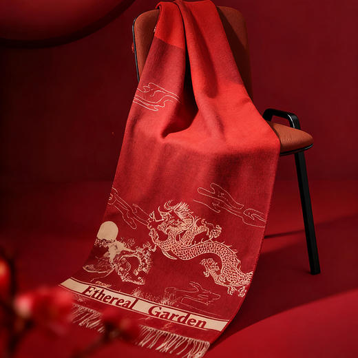 大英博物馆 东方梦境系列 提花披肩围巾 商品图4