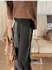 冬季保命裤极简直筒羊毛混纺加绒加厚窄阔腿裤 商品缩略图12