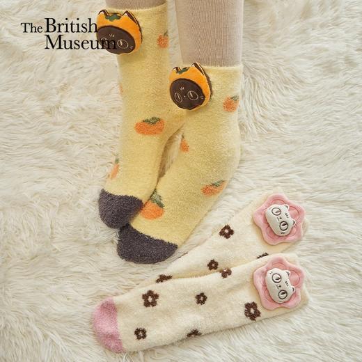 大英博物馆 盖亚·巴斯特系列 柿柿如意 有钱花 玩偶保暖袜 商品图0