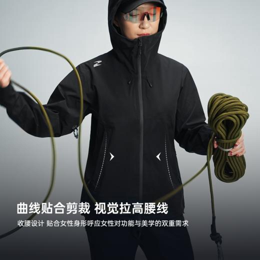 【新品】冲锋衣修身版型j01二代女生款收腰城市户外通勤徒步 商品图1