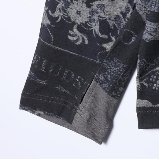 SDSA男士秋冬新款痞帅男装极简风拼色半高领长袖T恤休闲百搭上衣 商品图4