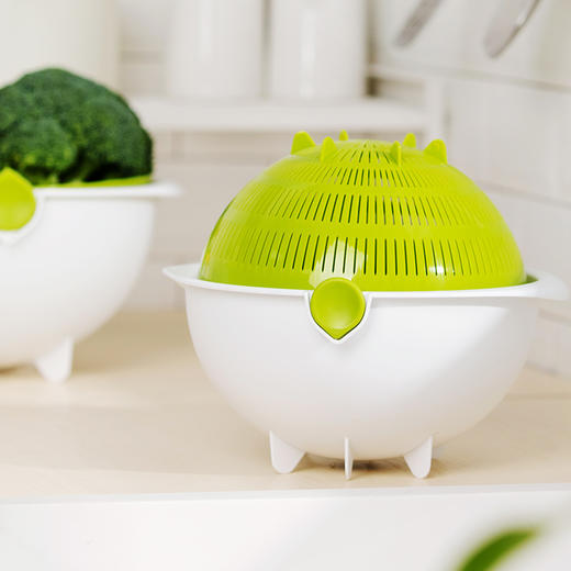 【茶花】水滴翻转式沥水篮 商品图8