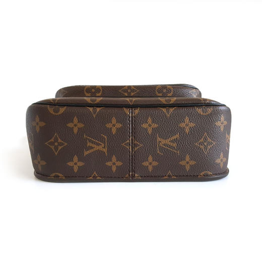 【95新】LV路易威登PASSY系列M45592老花PASSY邮差包链条单肩包女士141025NJS02 商品图4