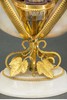 独角鹿西洋古董 19世纪法国出品雪花大理石底座铜鎏金精雕叶纹装饰蛋形母贝外壳缝纫套件 商品缩略图5