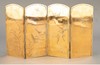 独角鹿西洋古董 1900年代日本明治时期出品东瀛自然图景主题黑地布目镶嵌桌屏 商品缩略图1