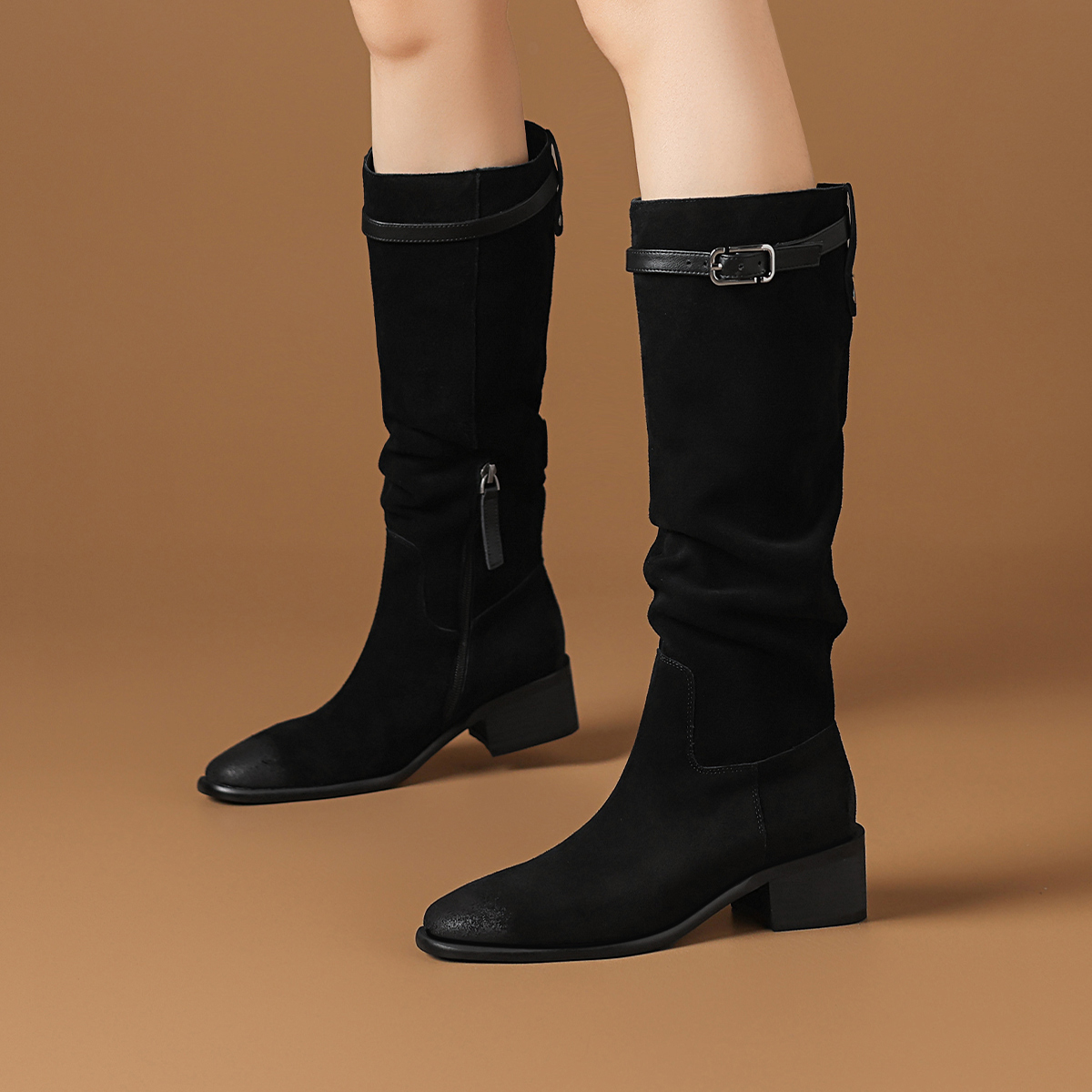 现货 || 超舒服，显瘦，显腿长，保暖长筒靴，跟高5cm但舒服的像平底