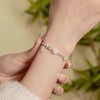 【福运莲莲】999纯银爱莲说碎银手串福牌手链【JHY-A000253Y】 商品缩略图1