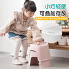 【茶花】贝壳塑料板凳换鞋凳 商品缩略图3