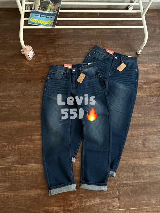 李维斯冬季加绒加厚匠心丹宁25年男士551牛仔裤 商品图1