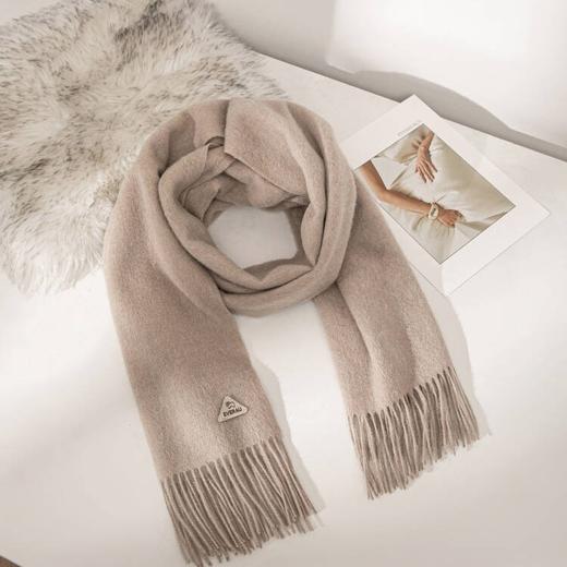 【澳洲品牌】EVERAU100%羊毛纯色穗穗披肩SPEA8023 商品图3