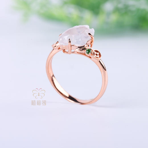 【好运来】玻璃种翡翠貔貅戒指-JZ12506020 商品图4